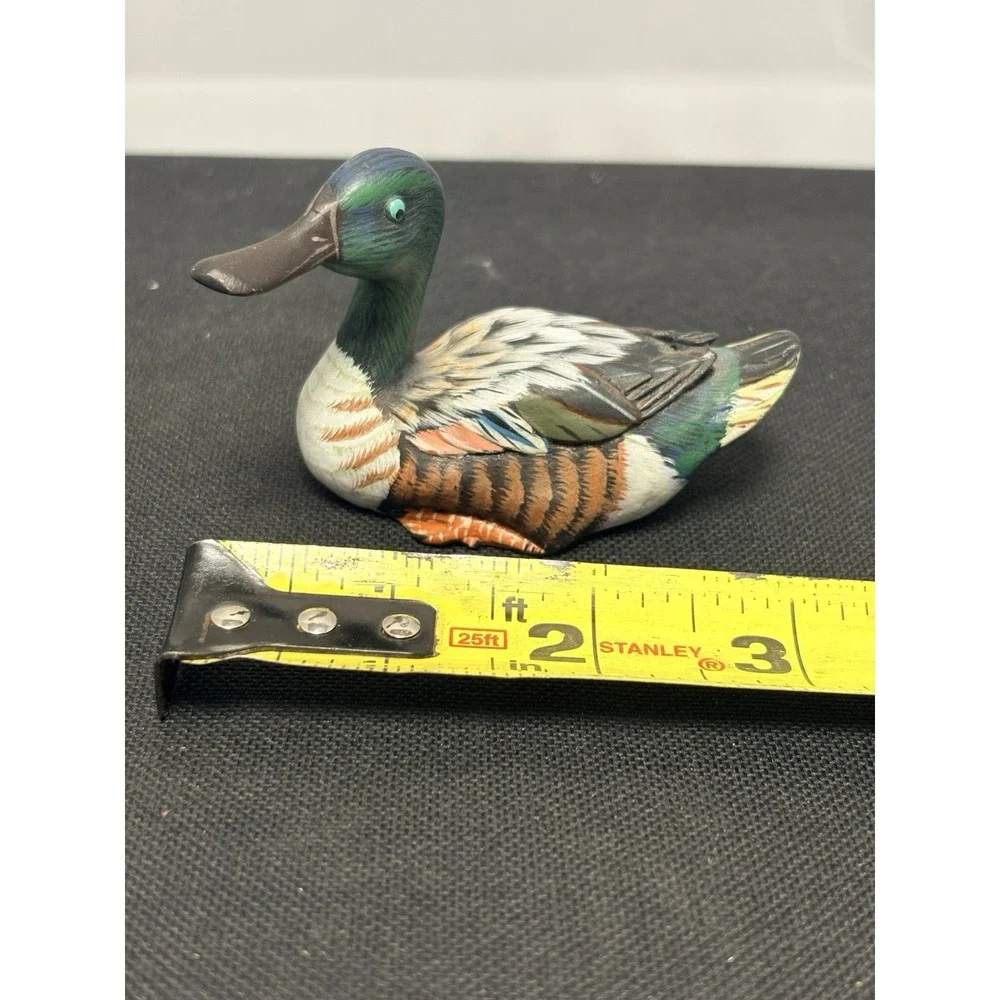VTG Duck Commander Signed? Duck Figurine Miniature 1998 Logan Unique